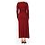 Altuzarra Robe midi froncée Robb bordeaux - taille M - vue 2