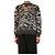 Alexander Wang Pull en maille transparente jacquard gris - size XS
