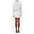 Staud Abito camicia corto bianco a maniche lunghe - size XS - vista 2