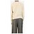 Autre Marque Strickpullover mit Rundhalsausschnitt meliert Hafer - size XS - Ansicht 2