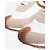 Loewe Baskets Flow Runner en nylon et daim blanc et beige - taille EU 37 - vue 6