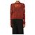 Alexander Wang Kurzer Strickpullover aus transparentem Jacquard in Rot und Schwarz - size S
