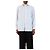 Gucci Camicia a righe blu e bianche con colletto ricamato - size UK 8
