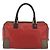 LOEWE Amazona 36 Handtasche Leder Rot Gold - Ansicht 13