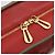 LOEWE Amazona 36 Handtasche Leder Rot Gold - Ansicht 19