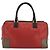 LOEWE Amazona 36 Handtasche Leder Rot Gold - Ansicht 2
