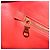LOEWE Amazona 36 Handtasche Leder Rot Gold - Ansicht 22