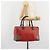 LOEWE Amazona 36 Handtasche Leder Rot Gold - Ansicht 25