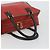 LOEWE Amazona 36 Handtasche Leder Rot Gold - Ansicht 7
