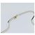 Christian Dior Honeycomb Canvas Shoulder Bag PVC White gold - vista 8