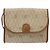 Christian Dior Sac à épaule en toile nid d'abeille PVC Beige Or - vue 13