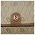 Christian Dior Sac à épaule en toile nid d'abeille PVC Beige Or - vue 17
