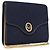 Christian Dior Trotter Canvas Chain Shoulder Bag Navy Gold