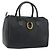 Christian Dior Trotter Canvas Hand Bag PVC Navy Gold