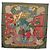 Hermès HERMES Carre 90 Scarf  ART des STEPPES  Silk Khaki