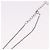 Christian Dior Rope Circle Logo Halskette Metall Silber - Ansicht 12