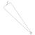 Christian Dior Rope Circle Logo Halskette Metall Silber - Ansicht 2