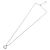 Christian Dior Rope Circle Logo Halskette Metall Silber - Ansicht 8