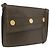 Céline CELINE Shoulder Bag Leather Khaki Gold