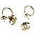 CHANEL Pierce Metall Gold-Ton CC - Ansicht 3