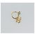 CHANEL Pierce Metall Gold-Ton CC - Ansicht 4