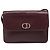 Christian Dior Shoulder Bag Leather Bordeaux Gold - vista 13
