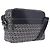 FENDI Zucchino Canvas Shoulder Bag Navy Silver