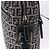 FENDI Zucchino Canvas Shoulder Bag Navy Silver - vista 17
