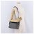 FENDI Zucchino Canvas Shoulder Bag Navy Silver - vista 28