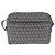 FENDI Zucchino Canvas Shoulder Bag Navy Silver - vista 3