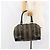 FENDI Pecan Canvas Boston Bag PVC Black Brown gold - vista 22