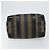 FENDI Pecan Canvas Boston Bag PVC Black Brown gold - vista 5