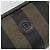 FENDI Pochette en toile Pecan PVC Noir Marron or - vue 17