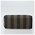 FENDI Pochette en toile Pecan PVC Noir Marron or - vue 5