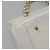 CHANEL COCO Mark Chain Hand Bag Caviar Skin White Gold CC - vista 14