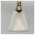 CHANEL COCO Mark Chain Hand Bag Caviar Skin White Gold CC - vista 3
