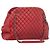 CHANEL Matelasse Chain Shoulder Bag Lamb Skin Pink Silver CC