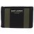 Autre Marque SAINT LAURENT Clutch Bag Canvas Leather Black Khaki Silver - vista 13