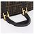 FENDI Zucca Canvas Hand Bag Black Brown - vista 8