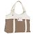 Christian Dior Trotter Canvas Tote Bag Beige Silver