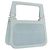 LOEWE Handtasche Wildleder Hellblau Gold
