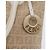 FENDI Zucchino Canvas Hand Bag Beige Gold - vista 19