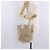 FENDI Zucchino Canvas Hand Bag Beige Gold - vista 24