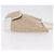 FENDI Zucchino Canvas Hand Bag Beige Gold - vista 3
