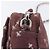 PRADA Chain Shoulder Bag Canvas Brown Silver - vista 10