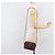 PRADA Chain Shoulder Bag Canvas Brown Silver - vista 25