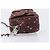 PRADA Chain Shoulder Bag Canvas Brown Silver - vista 4
