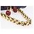 LOEWE Chain Hand Bag Leather Navy Gold - vista 8