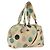 Céline CELINE Boston Tasche Leder Beige Silber
