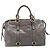 Miu Miu Hand Bag Leather 2way Gray Gold - vista 3